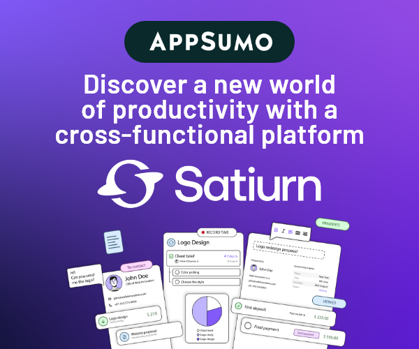 SATIURN AppSumo lifetime deal